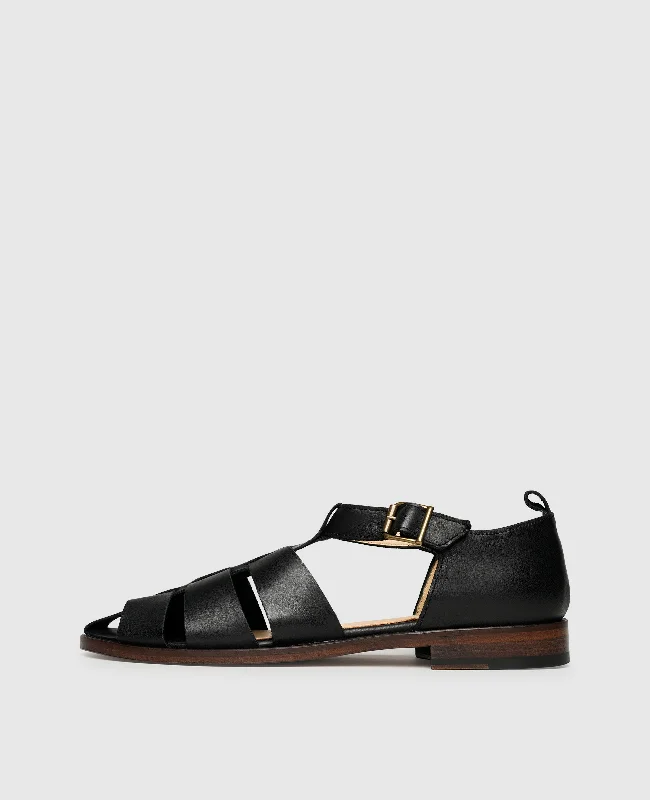 Men's sandals with a flexible sole for easy movementWallace FSI - Black