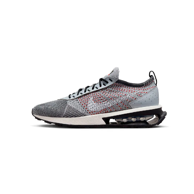 Men's classic white leather sneakers with black lacesNike Air Max Flyknit Racer Wolf Grey