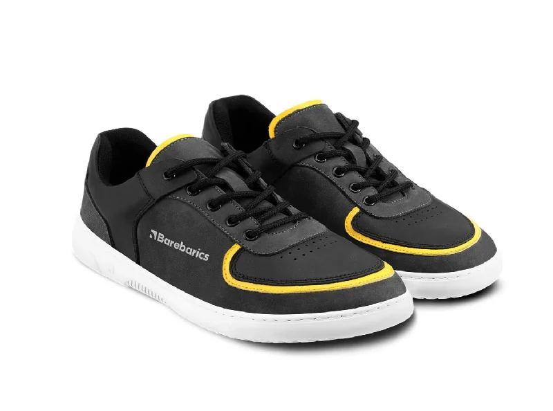 Men's lightweight sneakers for travelBarefoot Sneakers Barebarics Apollo - Dark Grey & Black Men's lightweight sneakers for travelBarefoot Sneakers Barebarics Apollo - Dark Grey & Black
