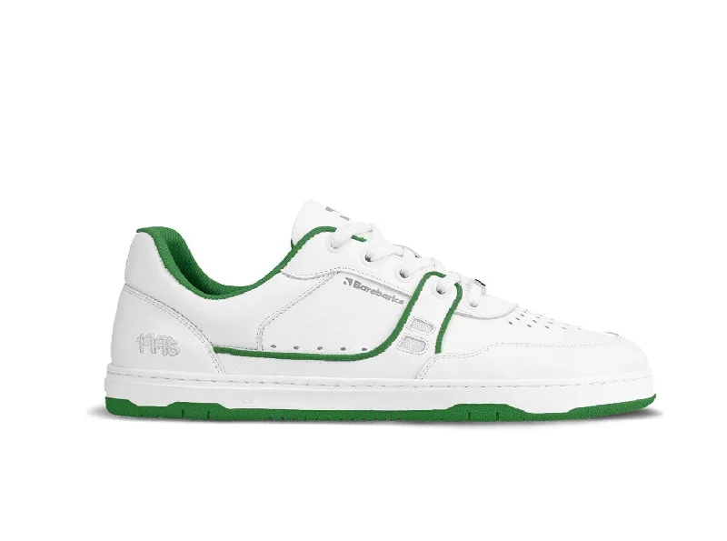 Men's performance - driven running sneakers for marathonsBarefoot Sneakers Barebarics Arise - White & Green Men's performance - driven running sneakers for marathonsBarefoot Sneakers Barebarics Arise - White & Green