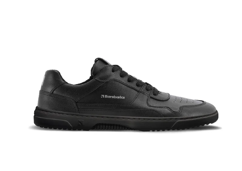 Men's waterproof hiking sneakers with a Gore - Tex liningBarefoot Sneakers Barebarics Zing - Black - Leather Men's waterproof hiking sneakers with a Gore - Tex liningBarefoot Sneakers Barebarics Zing - Black - Leather