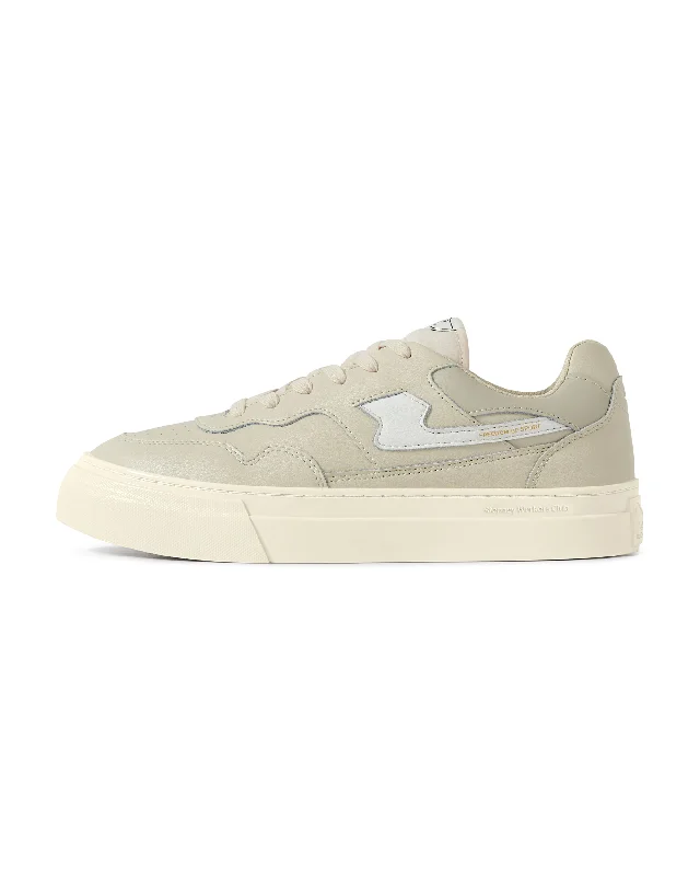 Men's high - performance basketball sneakers with air cushioningPearl S-Strike Leather - Ecru / White