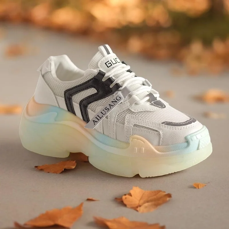 Men's track - and - field sneakers with a spike - compatible soleGelatina sole shoes
