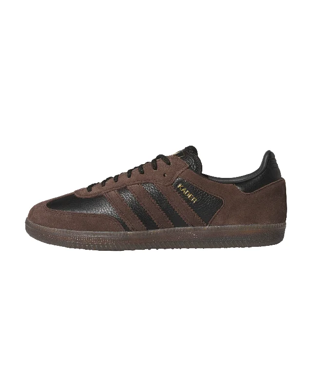 Men's wide - width sneakers for a comfortable fitKader Sylla Samba ADV - Black / Brown / Gum Men's wide - width sneakers for a comfortable fitKader Sylla Samba ADV - Black / Brown / Gum