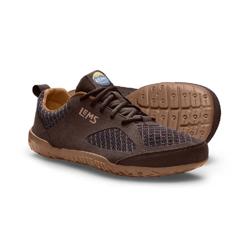 Men's navy blue suede sneakers with gold - toned eyeletsLems - Primal 2 - Brown (Unisex) Men's navy blue suede sneakers with gold - toned eyeletsLems - Primal 2 - Brown (Unisex)
