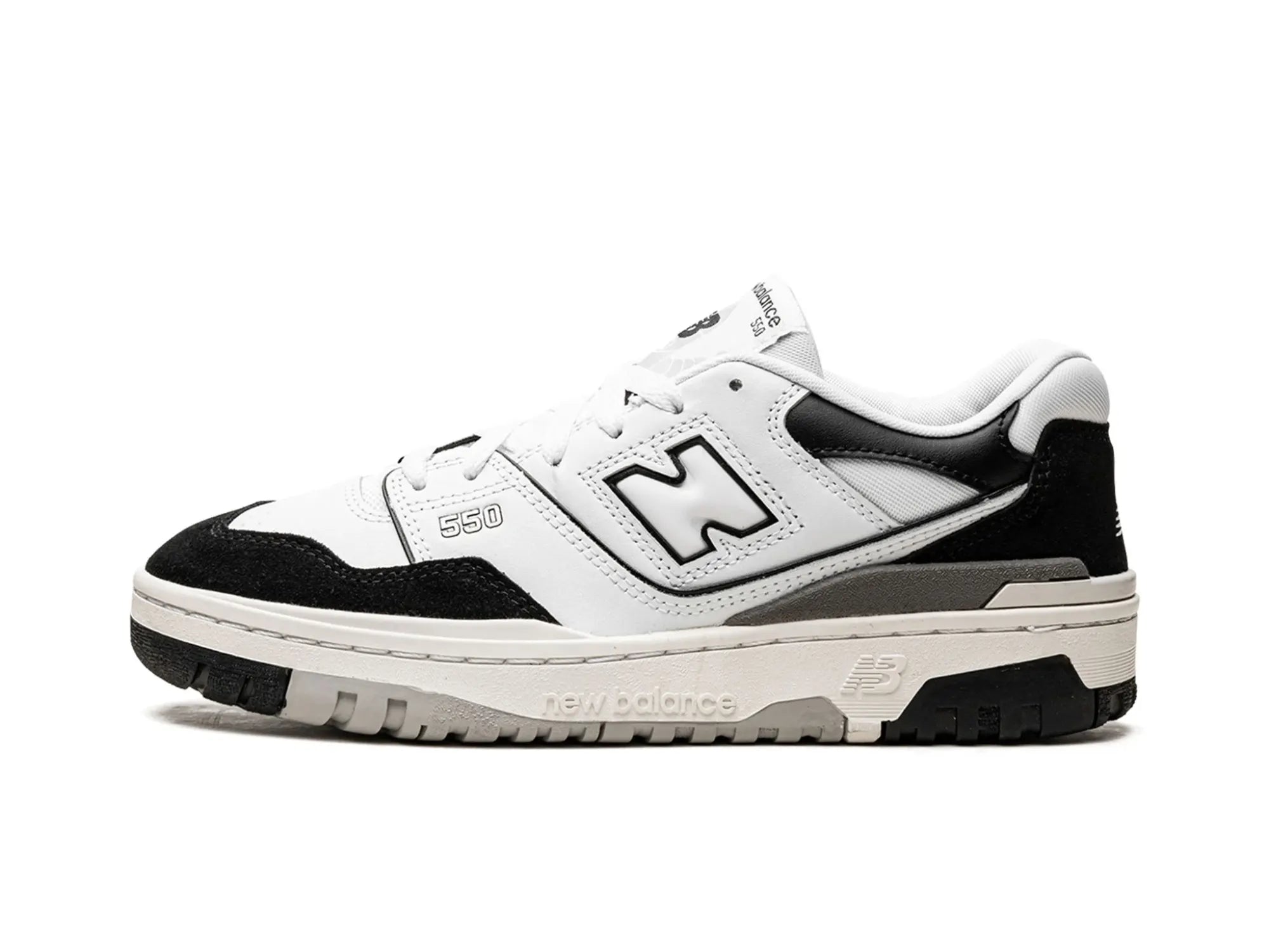 Men's tennis sneakers with a non - slip outsoleNew Balance 550 "White Black Rain Cloud"