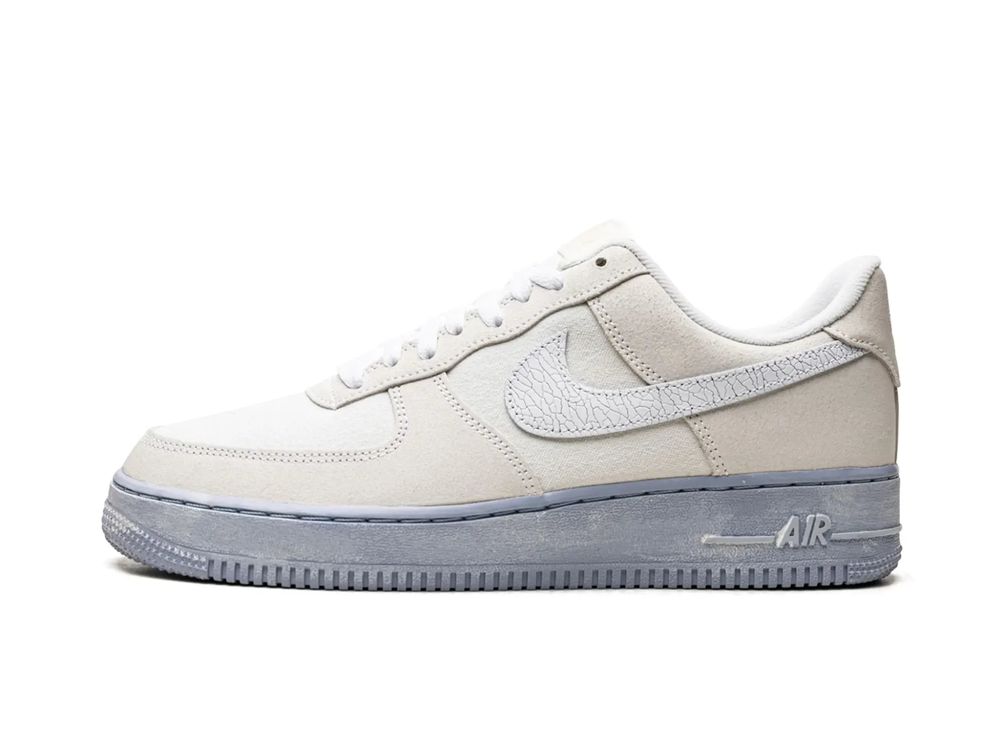 Men's high - top leather sneakers with a zip - up sideNike Air Force 1 Low LV8 EMB "Summit White Blue Whisper"