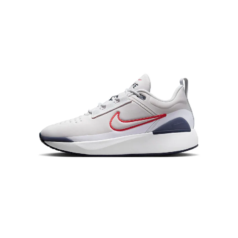 Men's slip - on sneakers with elastic side panelsNike E-SERIES 1.0 White