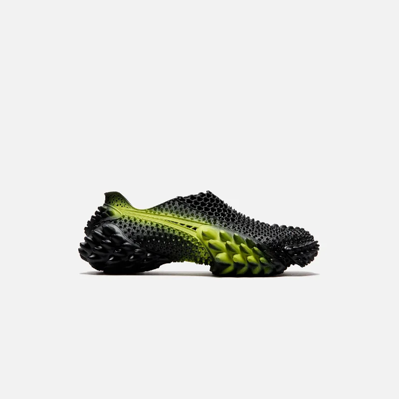 Men's breathable mesh running sneakers with reflective detailsPUMA x A$AP Rocky Mostro 3D - Puma Black / Lime Pow Men's breathable mesh running sneakers with reflective detailsPUMA x A$AP Rocky Mostro 3D - Puma Black / Lime Pow