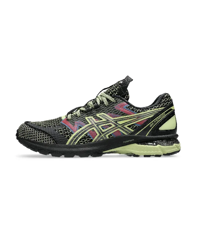 Men's gray mesh sneakers for breathability during workoutsUS4-S GEL-TERRAIN - Black / Neon Lime Men's gray mesh sneakers for breathability during workoutsUS4-S GEL-TERRAIN - Black / Neon Lime