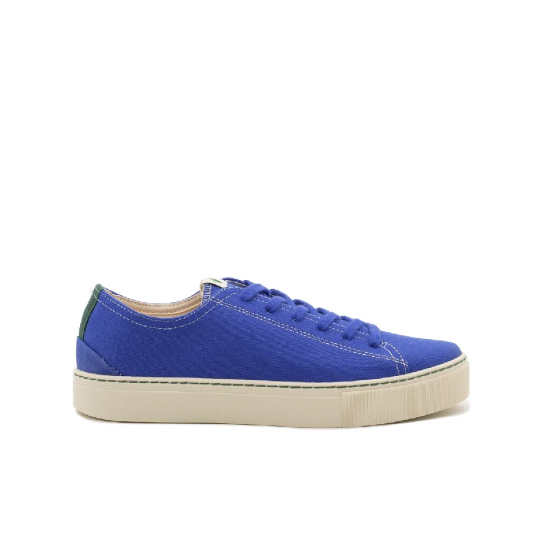 Men's skateboarding sneakers with a vulcanized soleVegan sneaker elect blue COR022