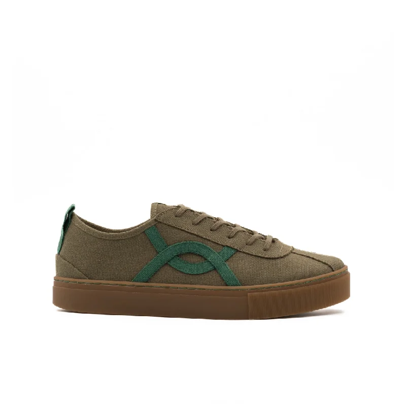 Men's sneaker collabs with famous designersVegan sneaker kaki KAF015