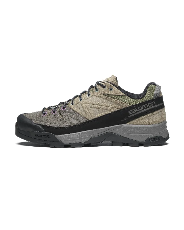 Men's retro - inspired basketball sneakers with a high - top designX-ALP LTR - Pewter / Vintage Khaki / Black