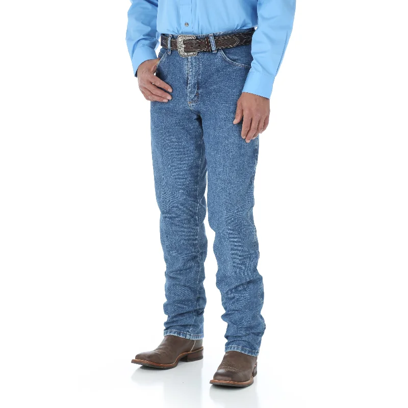 Men's western boots with a high - heeled design and a pointed toeWrangler 20X Relaxed Fit Men's Jean
