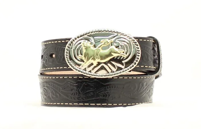 Men's western boots with a rubber sole for traction on various surfacesNocona Floral Children's Belt