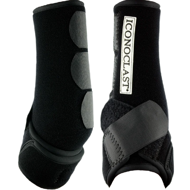 Iconoclast Black Front Orthopedic Support Boot