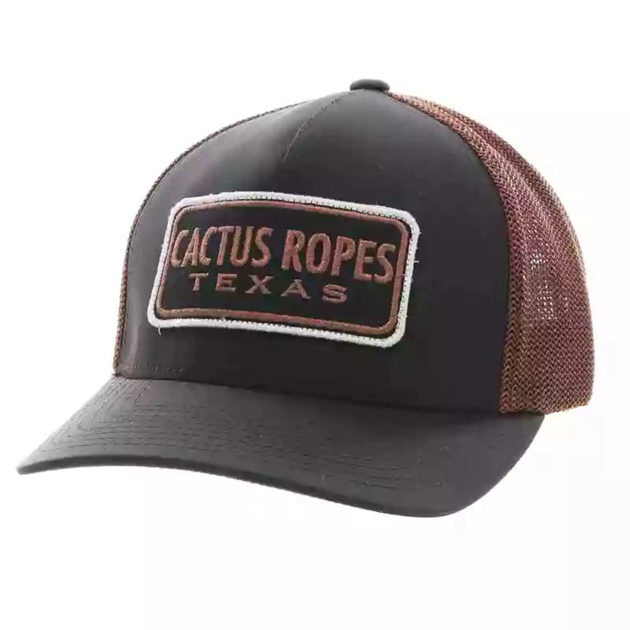 Hooey Black & Brown Cactus Ropes Cap