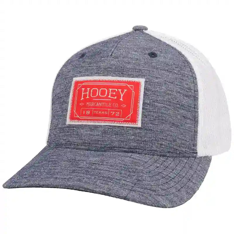 Hooey Doc Patch Heather Blue & White Cap