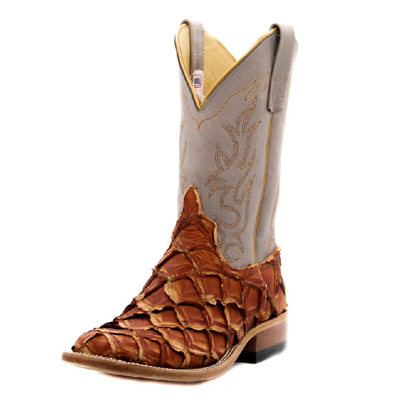 Men's western boots with a leather lining and a padded insoleAnderson Bean Exclusive Cognac Matte Big Bass Men's Boot
