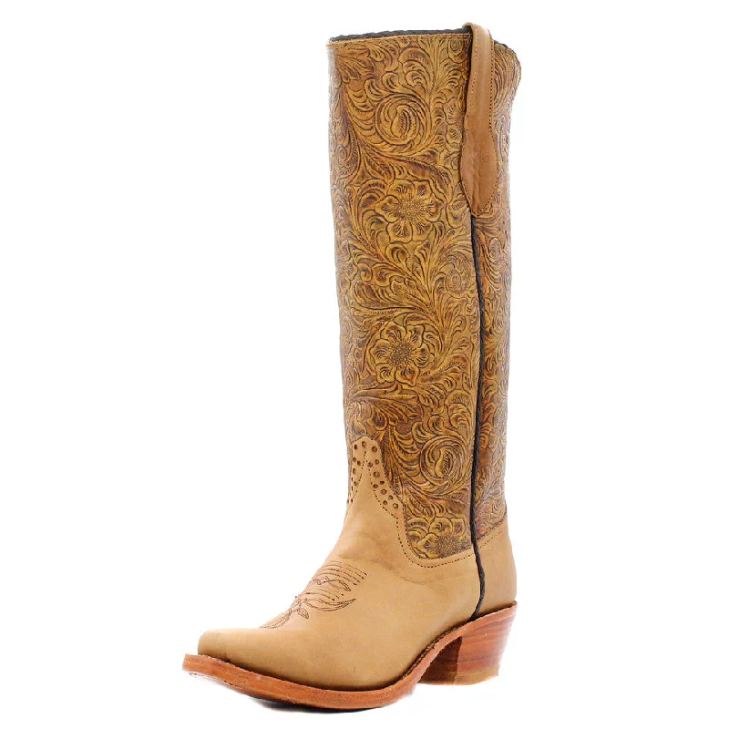Men's western boots with a silver - toned hardware and accentsRios of Mercedes Exclusive Remuda Ladies' Boot Men's western boots with a silver - toned hardware and accentsRios of Mercedes Exclusive Remuda Ladies' Boot