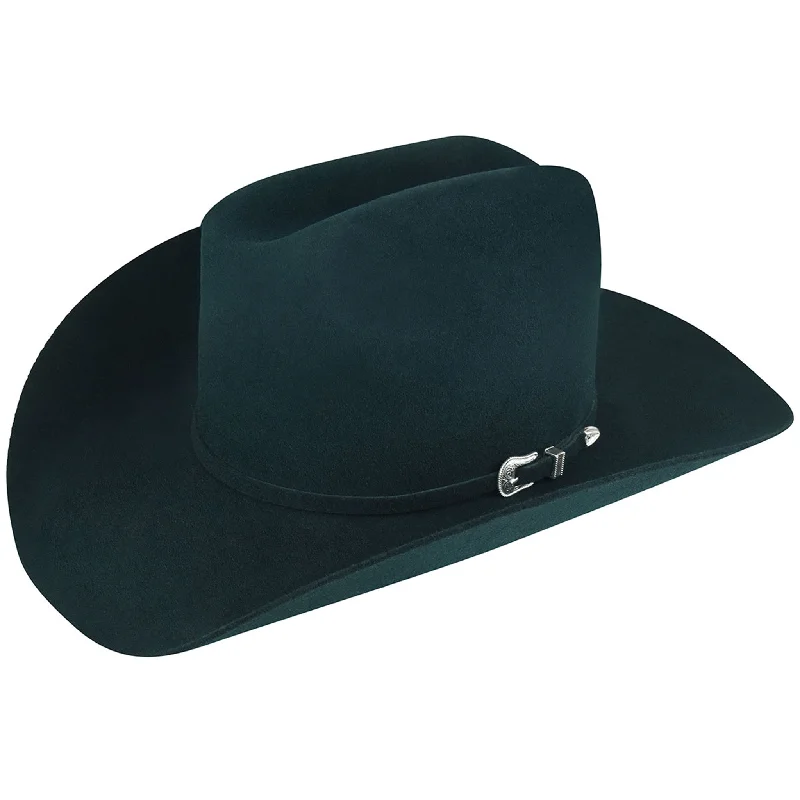 Men's western boots with a high - quality leather upper and a suede liningBailey Hat Co. Forest Green Lightning 4X Hat