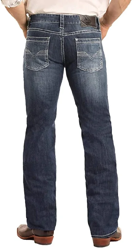 Rock & Roll Regular Fit Stretch Straight Leg Men's Jean