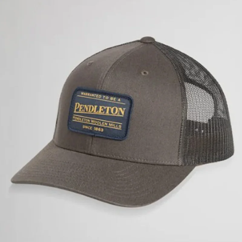 Pendleton Grey Patch Cap