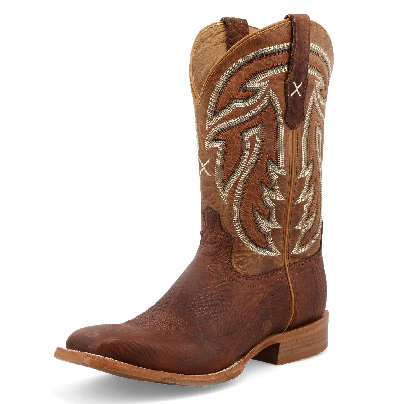 Men's western boots with a leather sole and a heel guardTwisted X Nutmeg Men's Boot