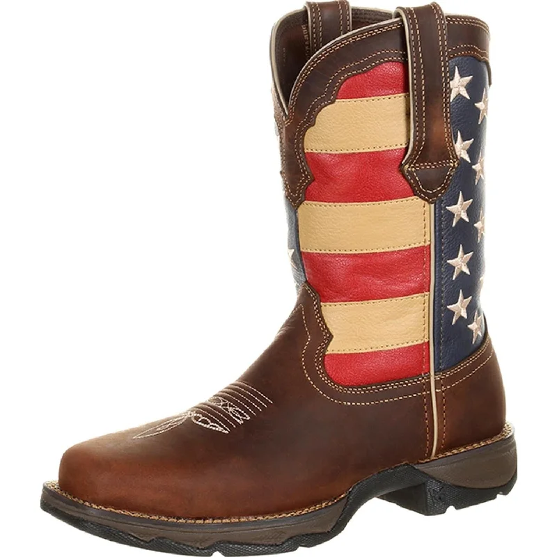 Men's western boots with a leather lining and a padded insoleDurango Patriotic Pull-On Hybrid Men's Boot Men's western boots with a leather lining and a padded insoleDurango Patriotic Pull-On Hybrid Men's Boot