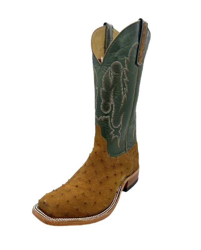 Anderson Bean Exclusive Antique Saddle WW Full Quill Ostrich Men's Boot