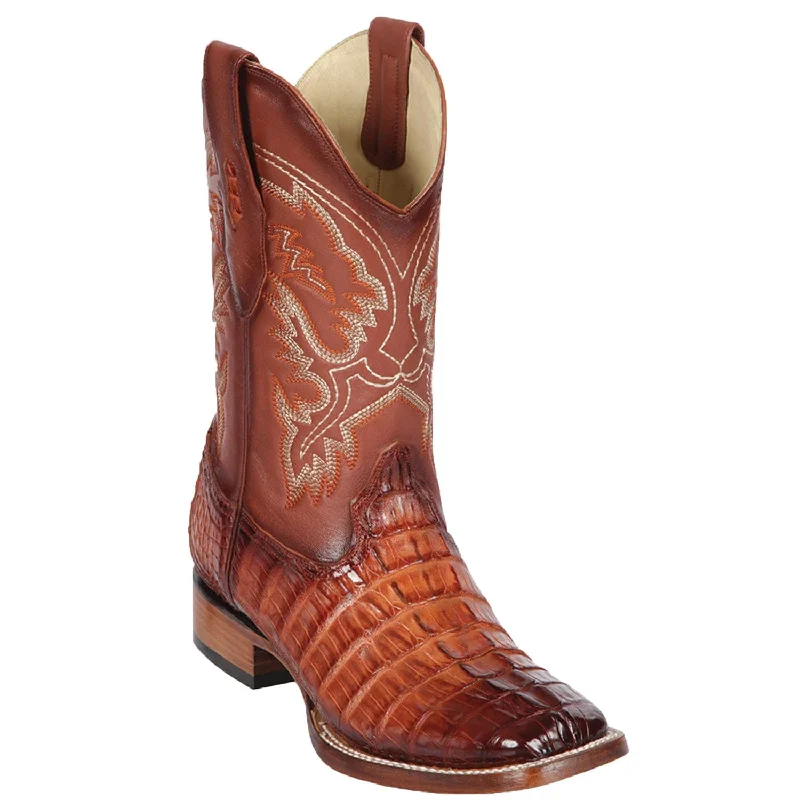 Men's Los Altos Caiman Tail Wide Square Toe Boot 8220157