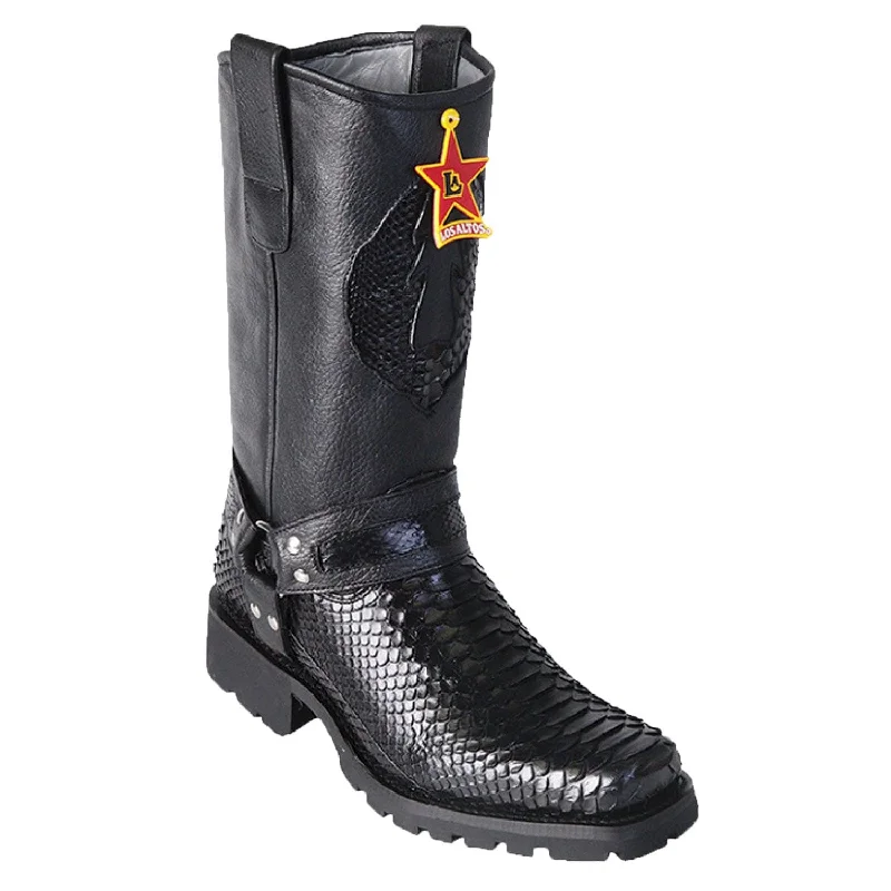 Men's Los Altos Python Biker Boot 55T5705