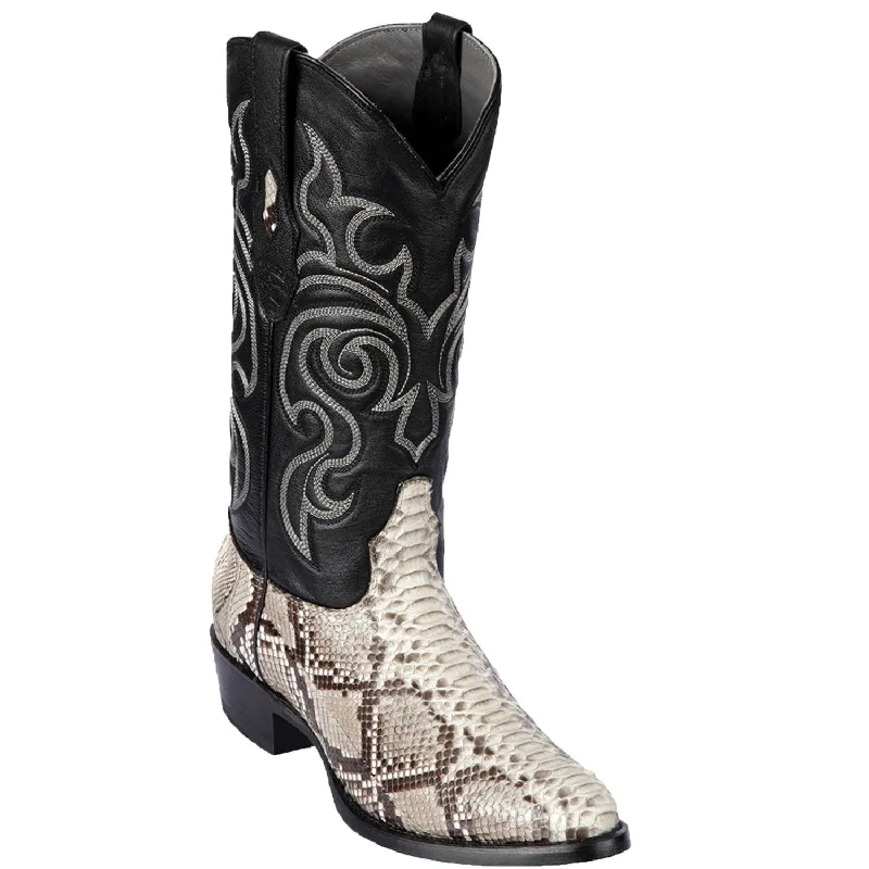 Men's Los Altos Python Round Toe Boot 655749