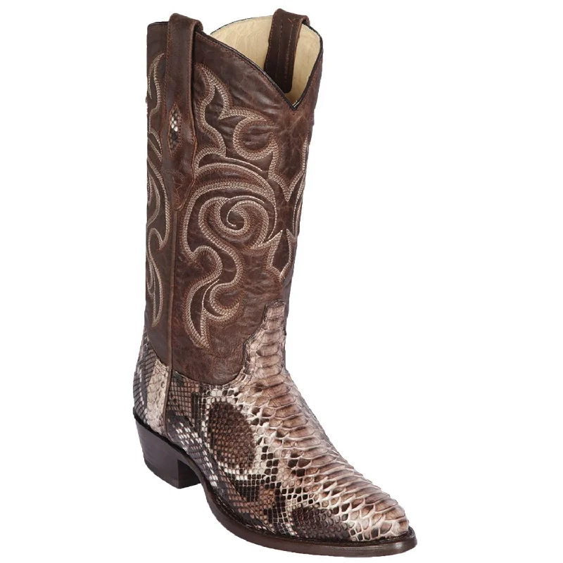 Men's Los Altos Python Round Toe Boot 655785