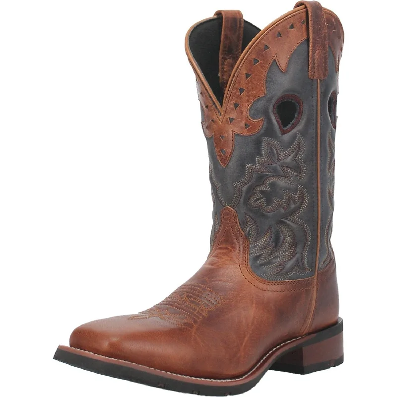Men's western boots with a leather sole and a heel guardLaredo Ross Leather Men's Boot