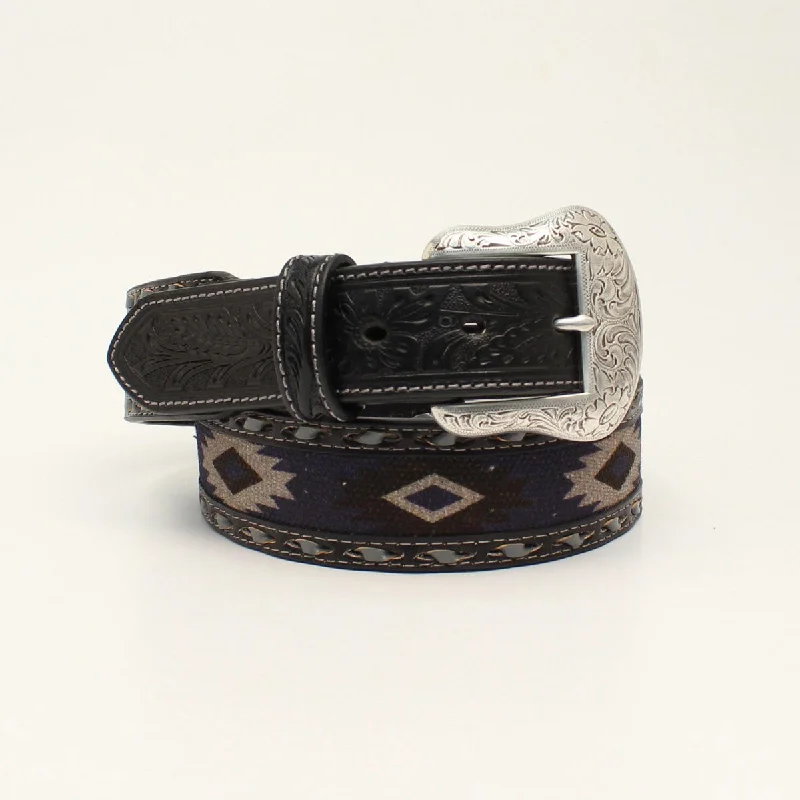 Men's western boots with a suede shaft and a leather soleNocona Western Fabric Men's Belt Men's western boots with a suede shaft and a leather soleNocona Western Fabric Men's Belt