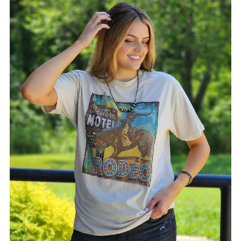 Vintage Rodeo Bronc Motel Tee