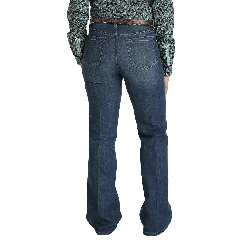Men's western boots with a leather lining and a padded insoleCinch Jeans Women's Tatum Dark Stone Wash