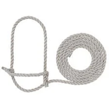 Weaver Grey Cow Rope Halter