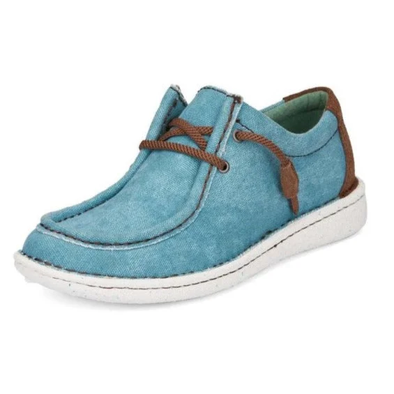 Justin Hazer Turquoise Ladies' Casual Shoe